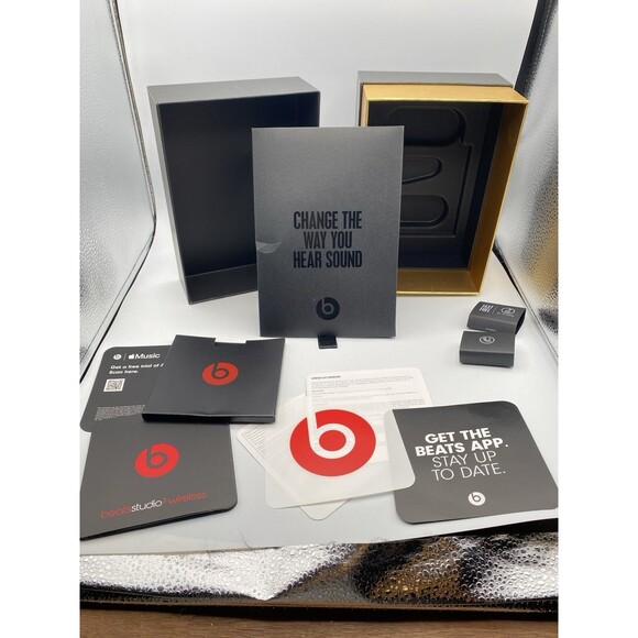 Beats Studio Wireless Midnight Black Headphones Empty Replacement Box - Picture 4 of 10